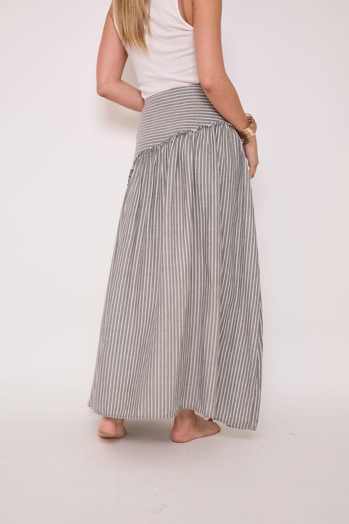 Falda Leonor Gris