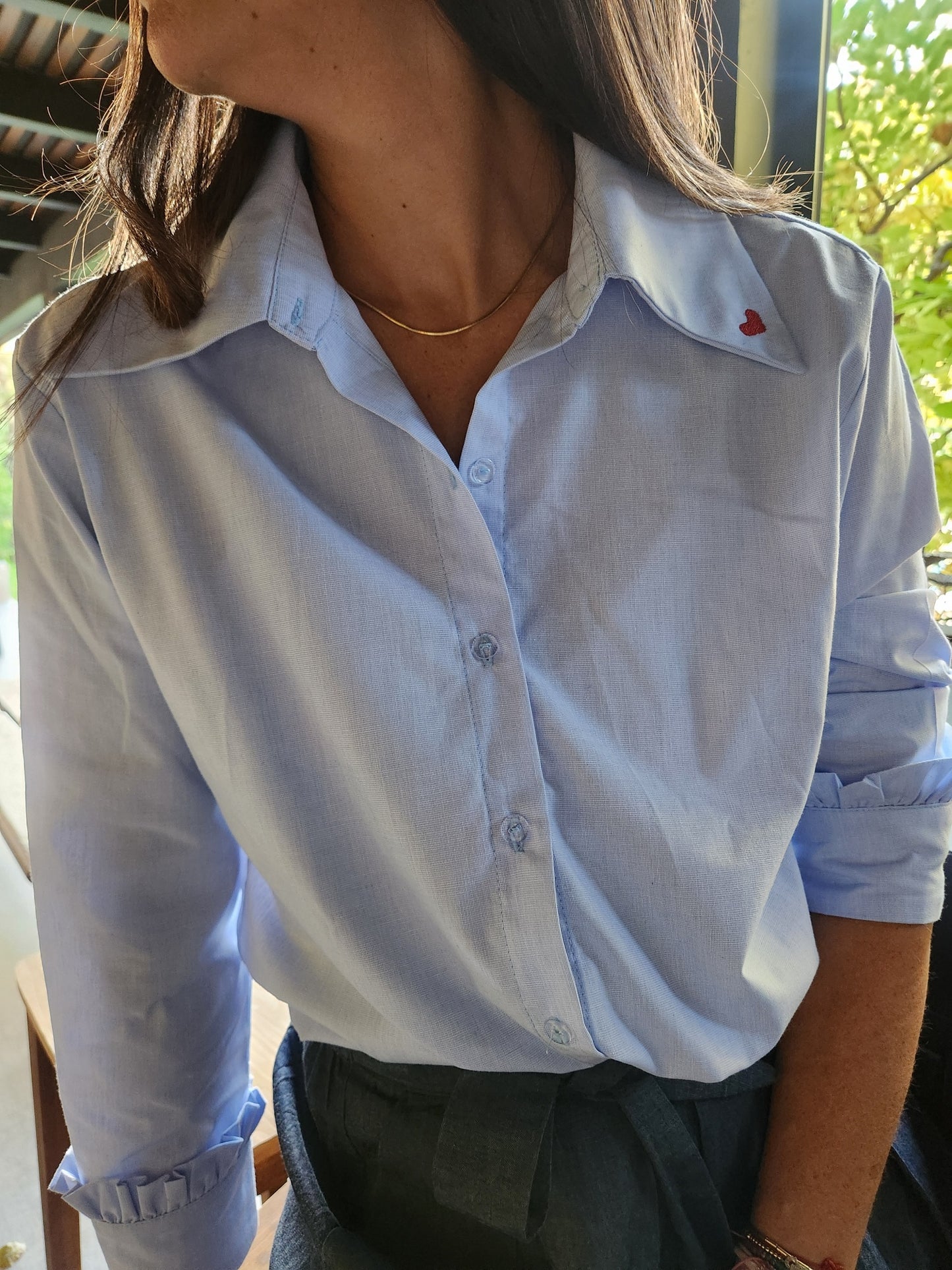 Blusa Mia Celeste