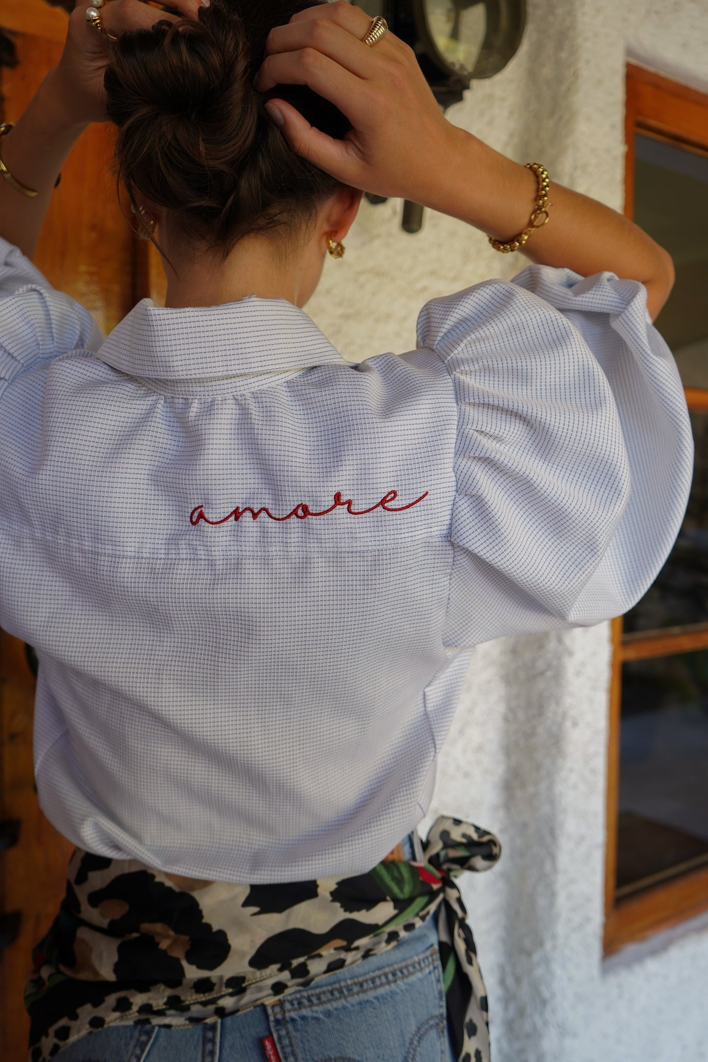 Blusa Sara Blanca Amore
