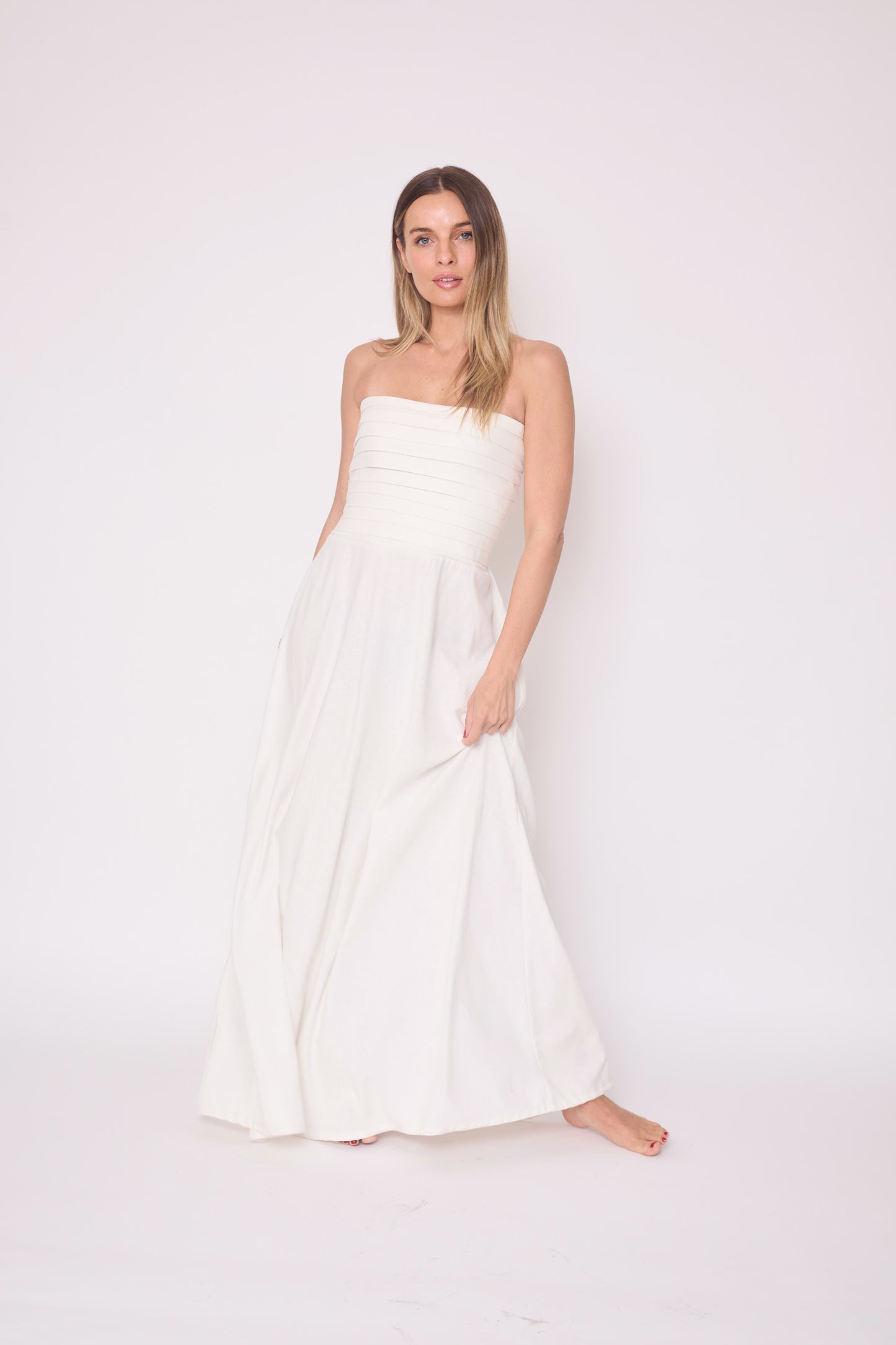 Vestido Amelia  Blanco