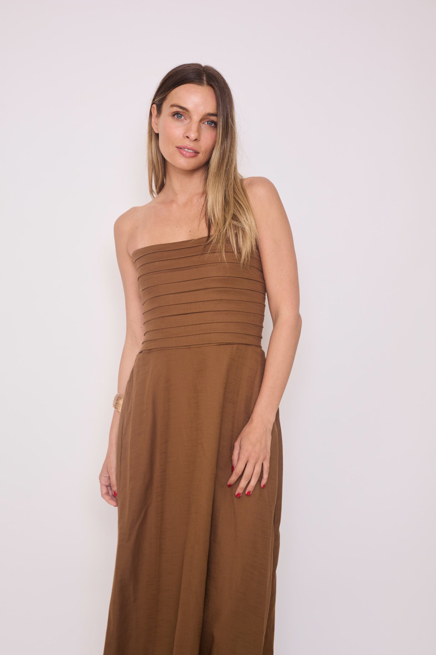 Vestido Amelia  Café