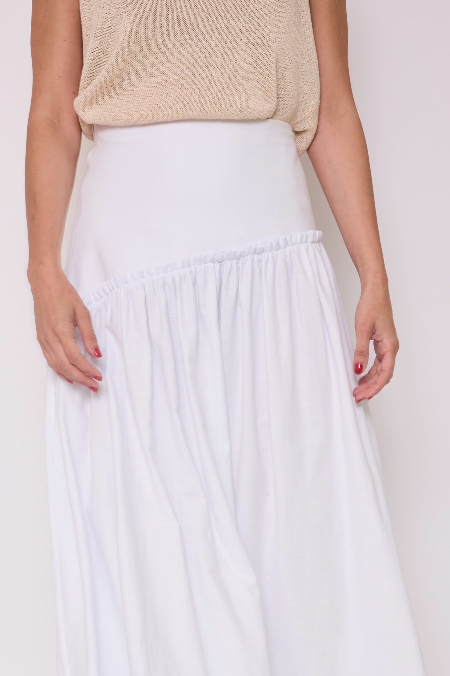 Falda Leonor Blanca