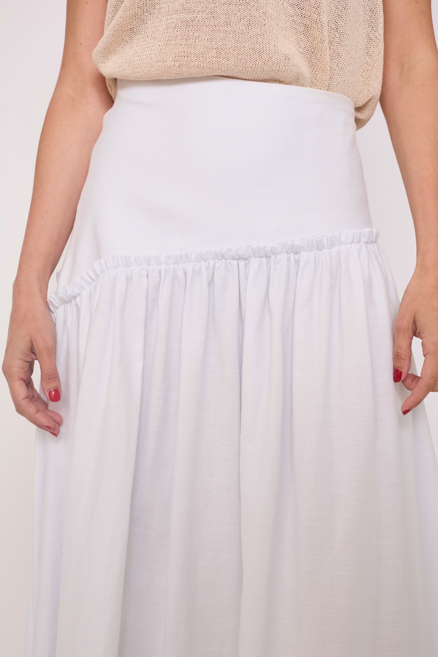 Falda Leonor Blanca