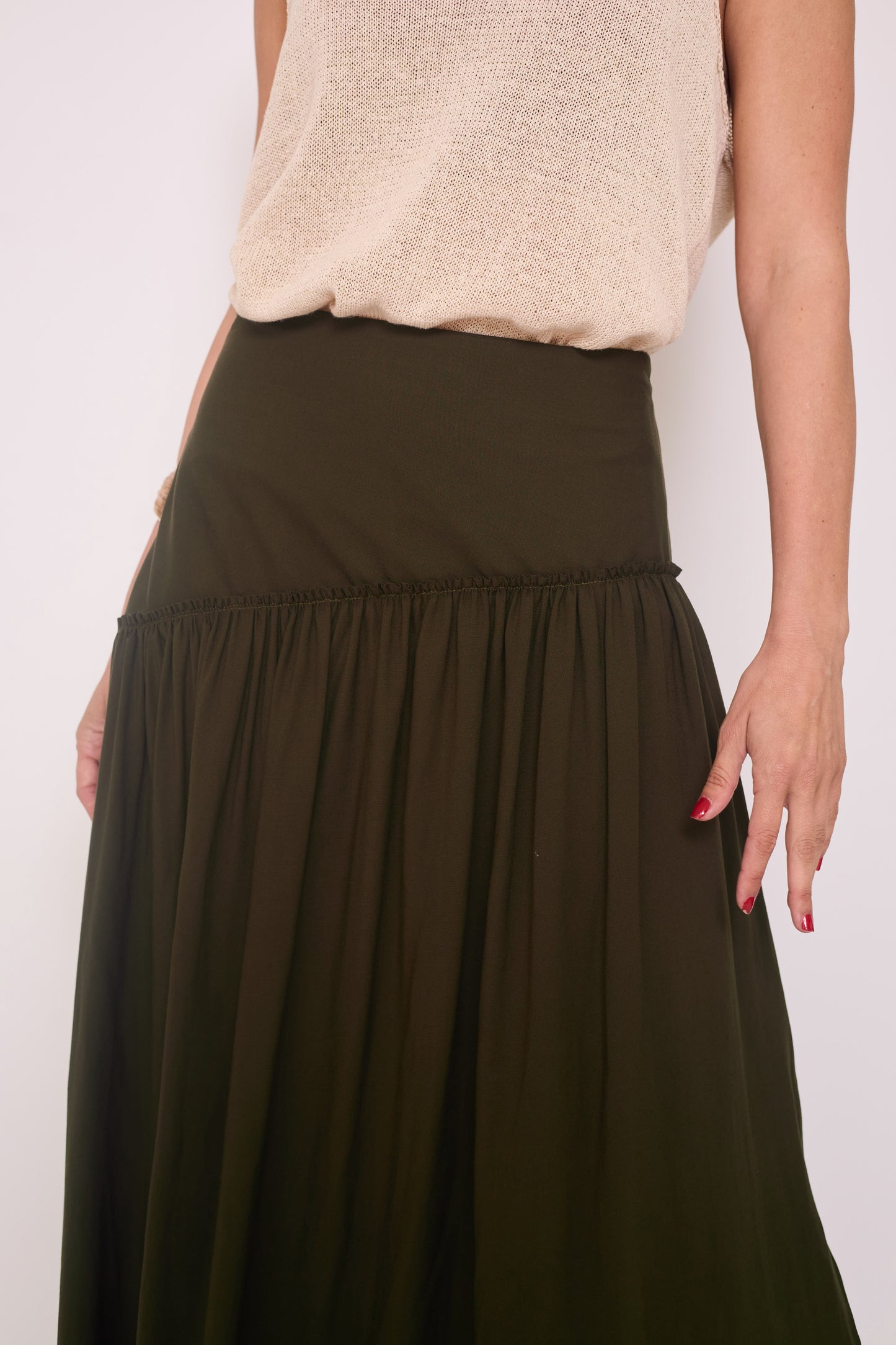 Falda Leonor Verde
