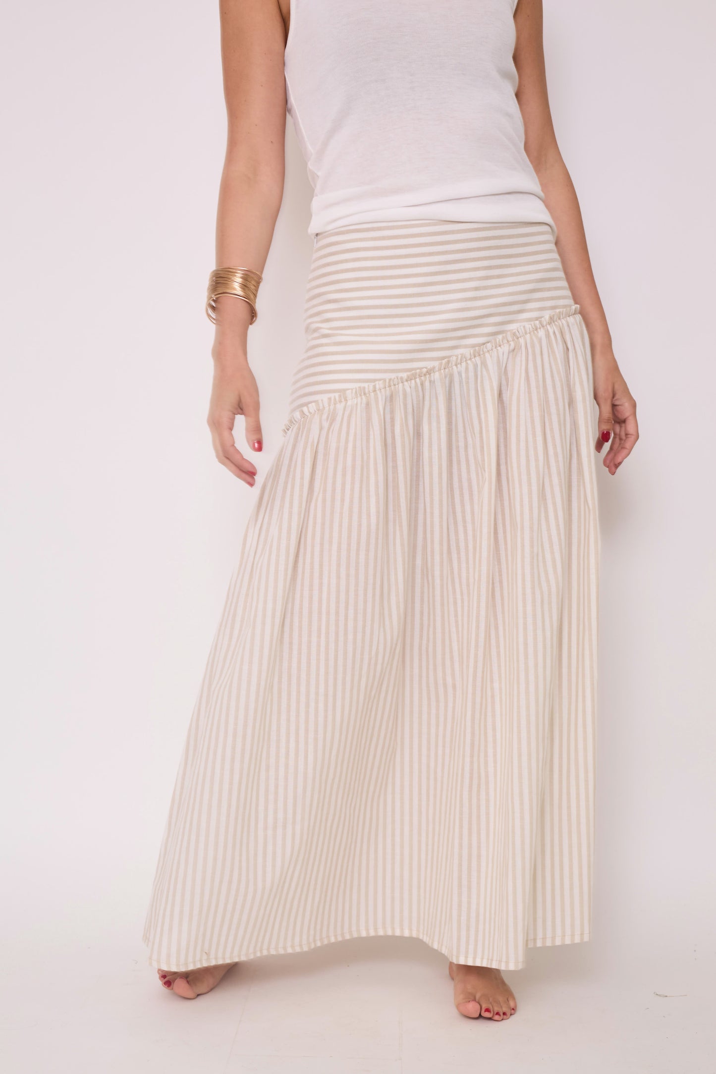 Falda Leonor Beige