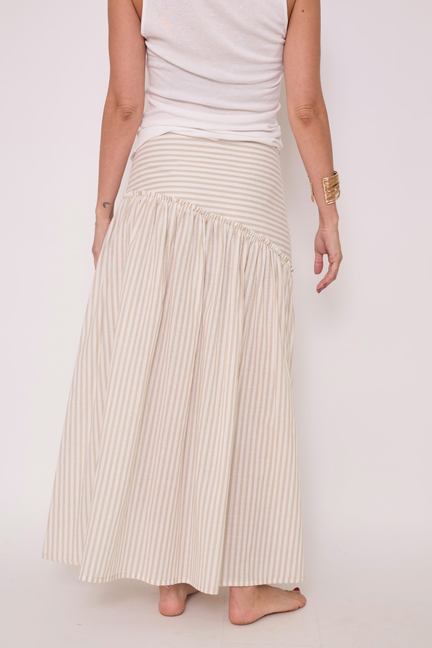 Falda Leonor Beige