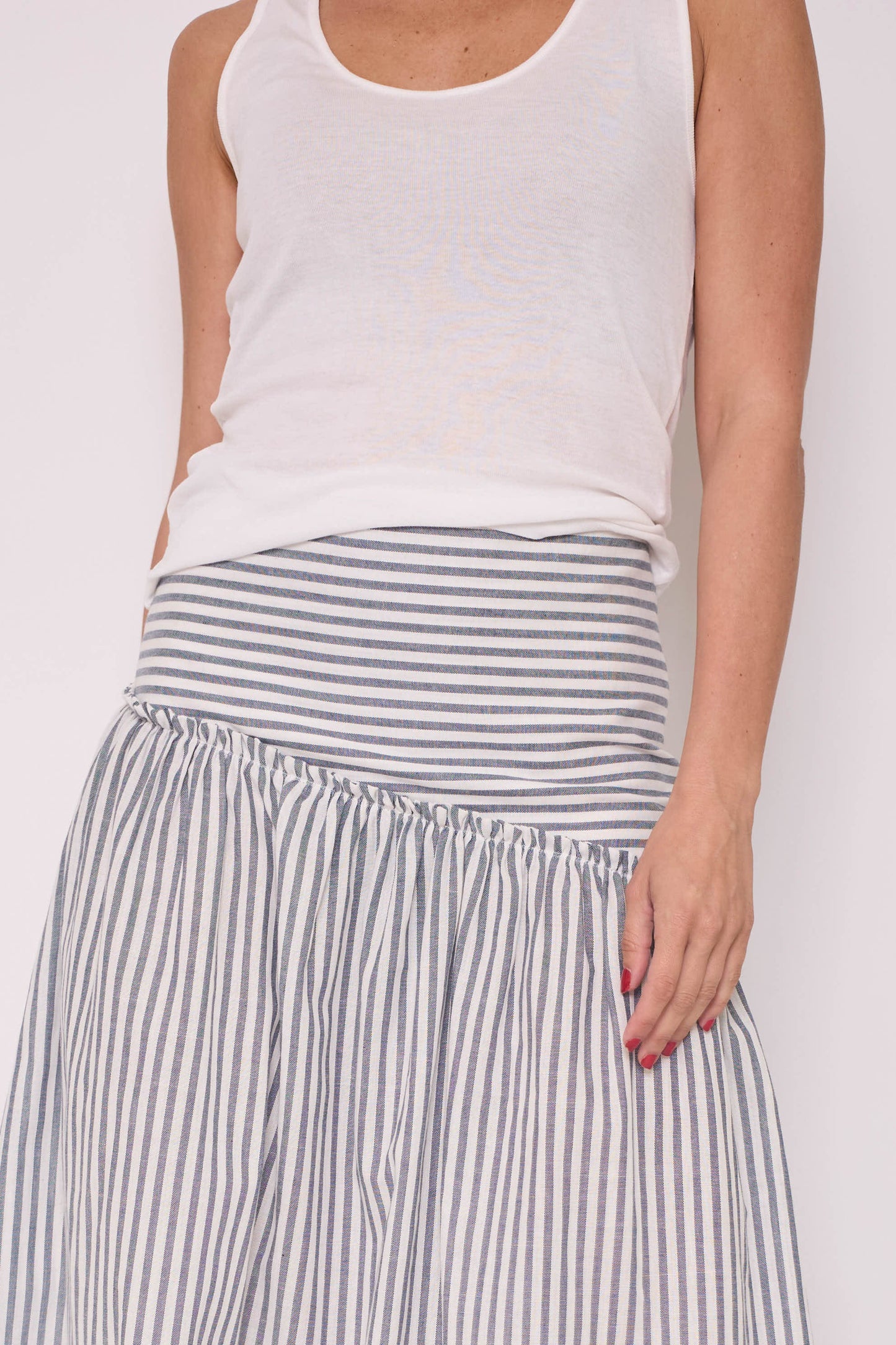 Falda Leonor Celeste